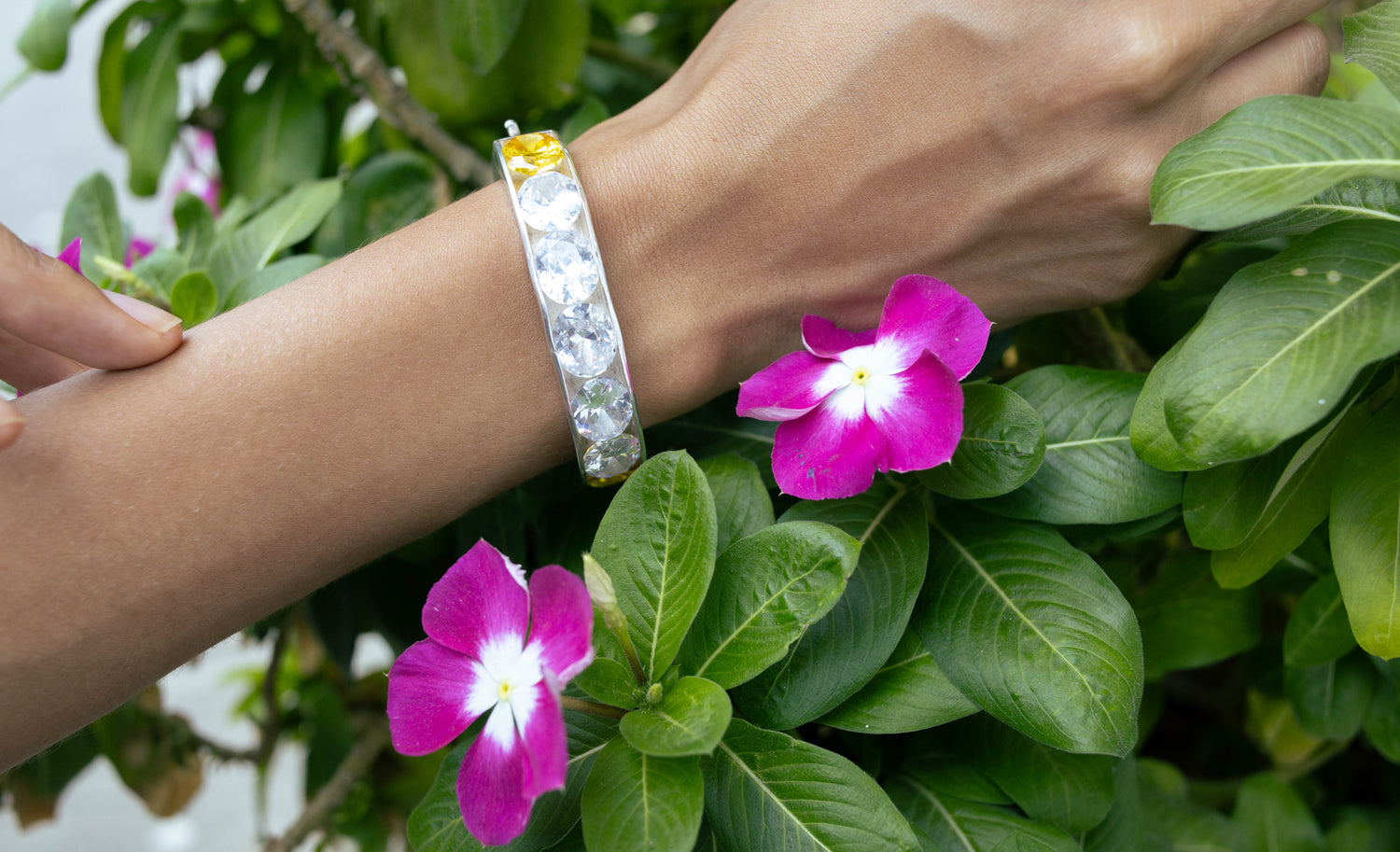 Pulseras En Plata Con Circonias